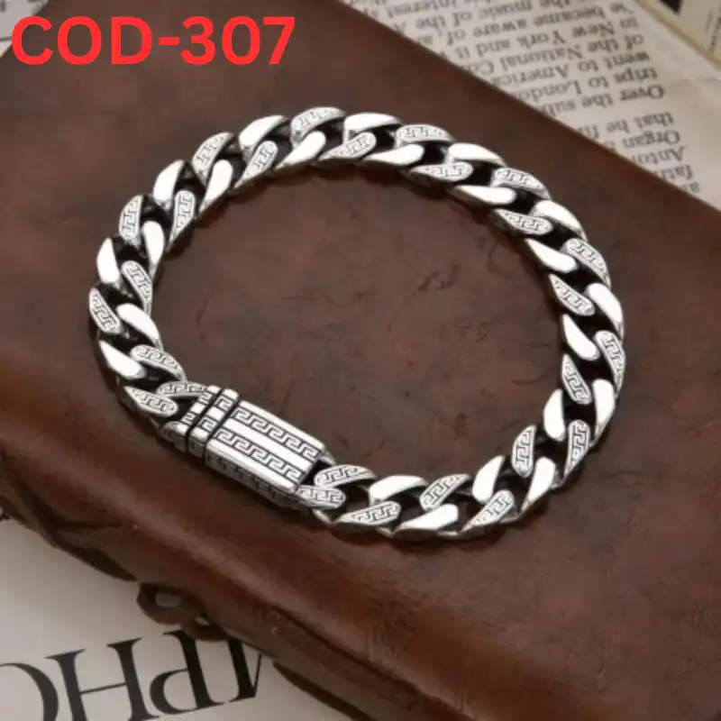 9mm Retro Sterling Silver Bracelet [SB-307]